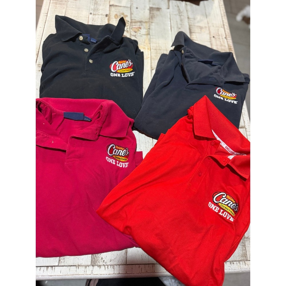 raising Cane's polo shirts
